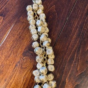 Lenora Dame alphabet bracelet